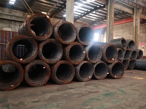 Steel wire producing plant